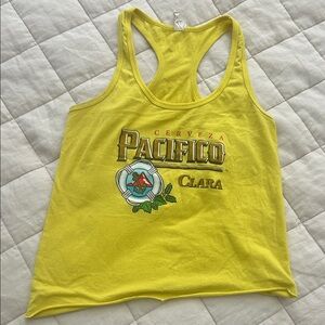 Pacifico Clara Yellow Tank Top